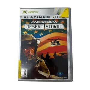 Conflict Desert Storm Original Xbox Complete Video Game